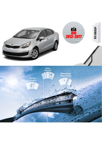 Kia Rio 2014 Silecek Takımı Sağ ve Sol