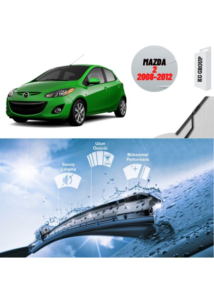 Mazda 2 2011 Silecek Takımı Sağ ve Sol