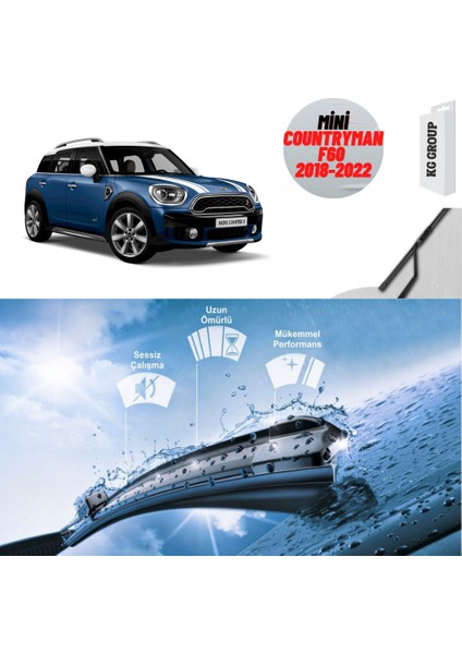 KG Group Mini Countryman F60  2019 Silecek Takımı Sağ ve Sol