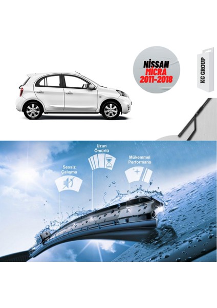 Nissan Micra 2014 Silecek Takımı Sağ ve Sol