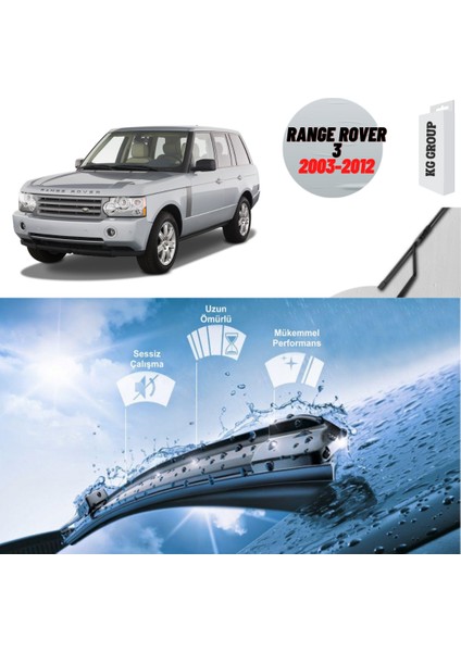 KG Group Range Rover 3 2012  Silecek Takımı Sağ ve Sol