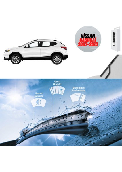 Nissan Qashqai 2008 Silecek Takımı Sağ ve Sol