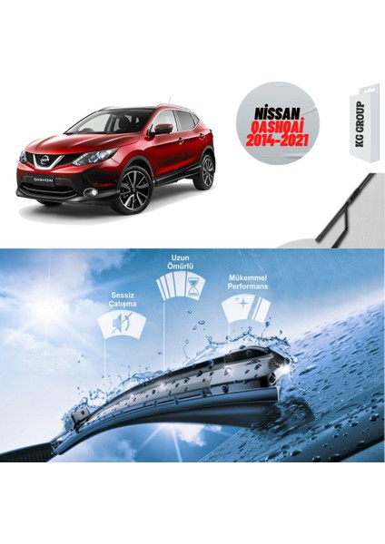 Nissan Qashqai 2014 Silecek Takımı Sağ ve Sol