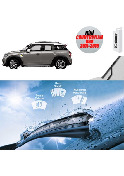 KG Group Mini Countryman R60 2014  Silecek Takımı Sağ ve Sol