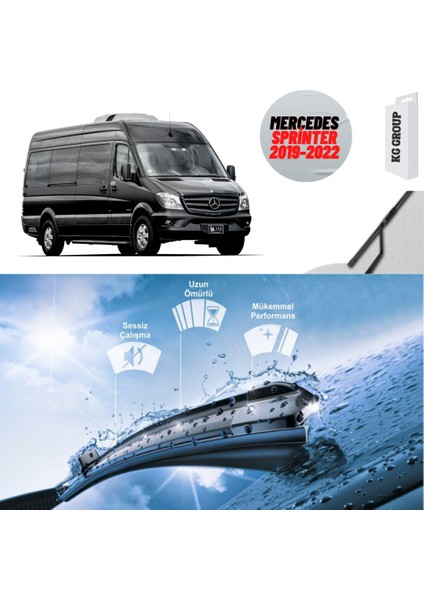 KG Group Mercedes Sprinter 2019 Silecek Takımı Sağ ve Sol