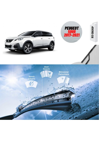 Peugeot 5008 2021 Silecek Takımı Sağ ve Sol