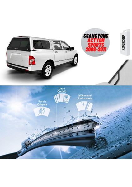 Ssangyong Actyon Sports 2008 Silecek Takımı Sağ ve Sol