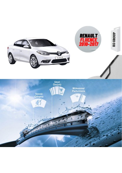 Renault Fluence 2011 Silecek Takımı Sağ ve Sol