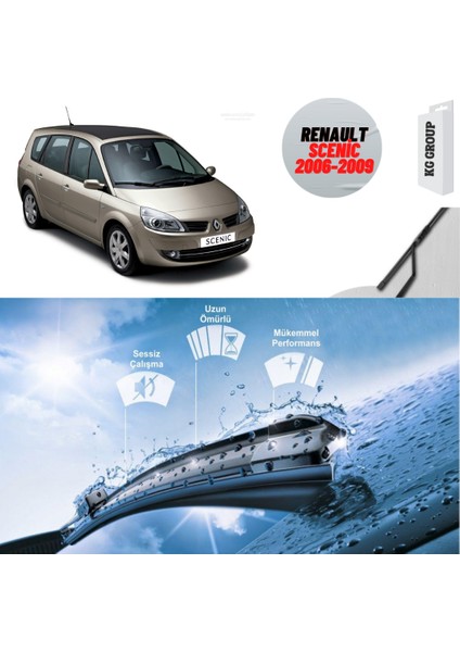 Renault Scenic 2009 Silecek Takımı Sağ ve Sol