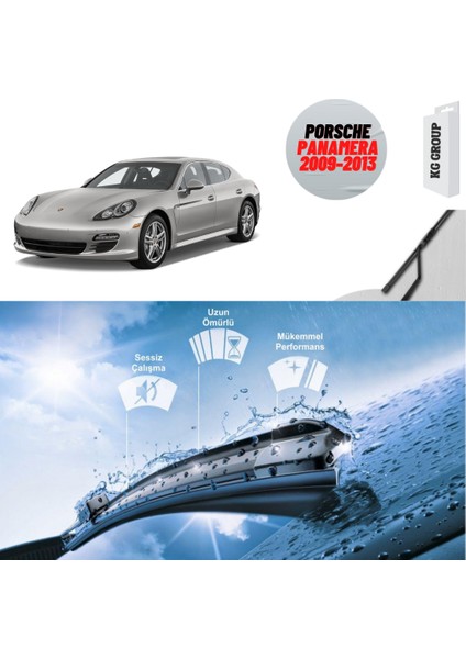 Porsche Panamera 2013 Silecek Takımı Sağ ve Sol