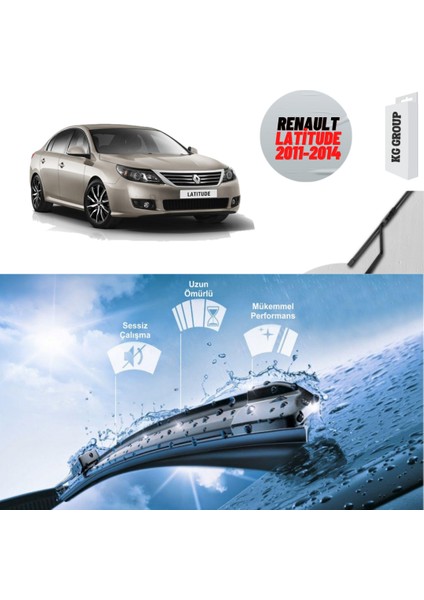 Renault Latitude 2011 Silecek Takımı Sağ ve Sol