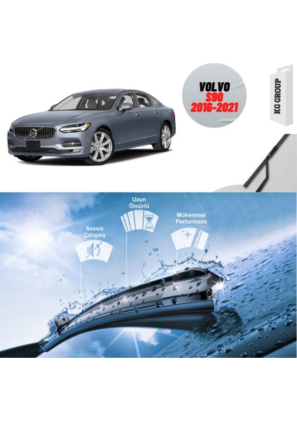 Volvo S90 2017 Silecek Takımı Sağ ve Sol