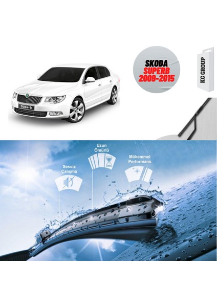 Skoda Superb 2015 Silecek Takımı Sağ ve Sol