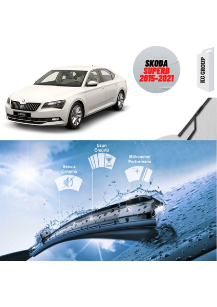 Skoda Superb 2015 Silecek Takımı Sağ ve Sol