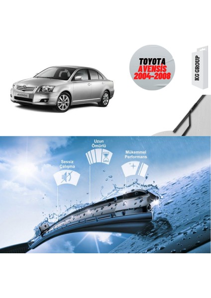 KG Group Toyota Avensis 2007  Silecek Takımı Sağ ve Sol