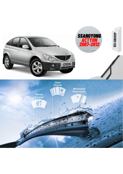 Ssangyong Actyon 2008 Silecek Takımı Sağ ve Sol