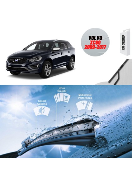 Volvo XC60 2015 Silecek Takımı Sağ ve Sol