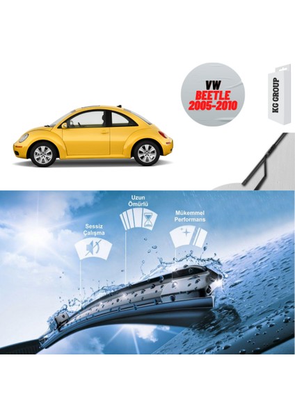 Volkswagen Beetle 2010 Silecek Takımı Sağ ve Sol