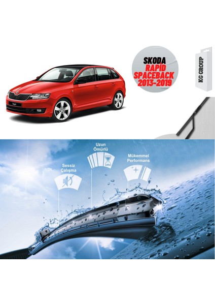 Rapid Spaceback 2013 Silecek Takımı Sağ ve Sol