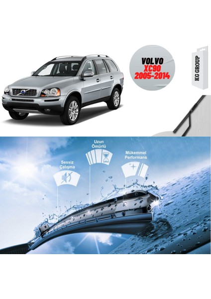 Volvo XC90 2014 Silecek Takımı Sağ ve Sol