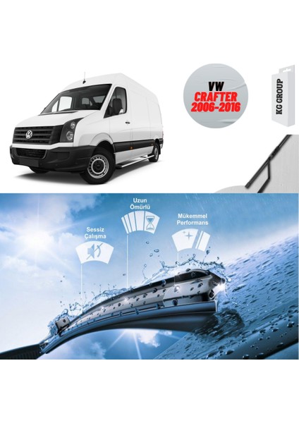 Volkswagen Crafter 2012 Silecek Takımı Sağ ve Sol