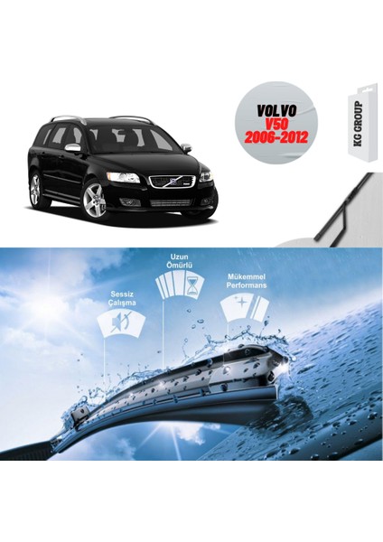 Volvo V50 2008 Silecek Takımı Sağ ve Sol