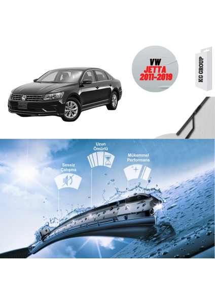 Volkswagen Jetta 2012 Silecek Takımı Sağ ve Sol