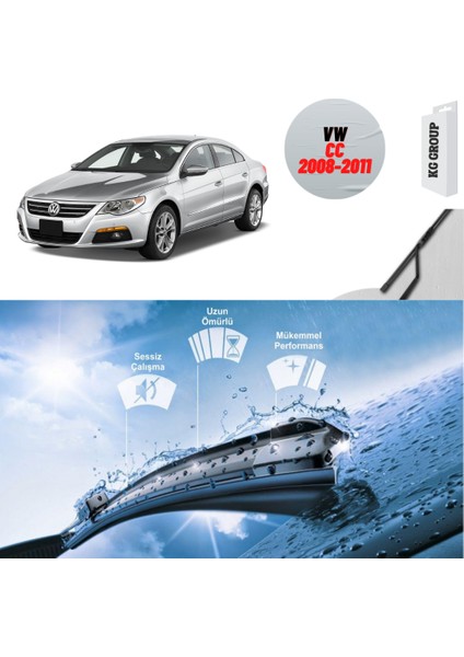 Volkswagen cc 2009 Silecek Takımı Sağ ve Sol