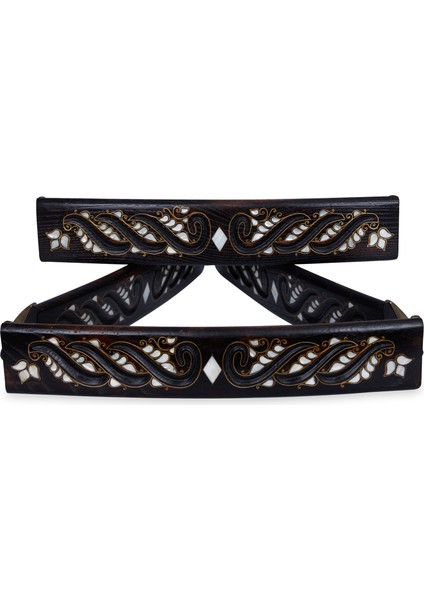 Beyaz Sedef Kakma Telkari Işlemeli Oymalı Ahşap Oval Okey Takımı Aden Oyun Seti fiyatları