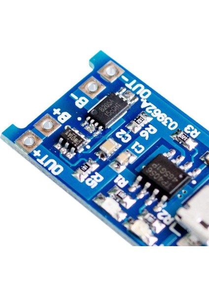 03962A 18650 Lityum Pil 3.7V Şarj Kartı 1A Koruma Mini USB Çıkış