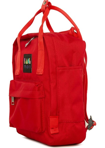 Kırmızı Kare Askı Ayarlı Mini Sırt Çantası fiyatları