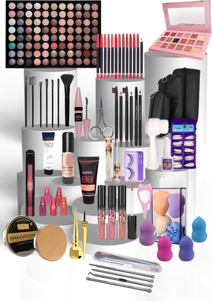 Gelin Çeyiz Makyaj Seti 62 Parça Buğday Ten