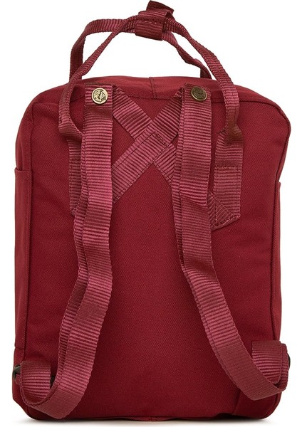 Bordo Kare Askı Ayarlı Mini Sırt Çantası