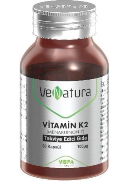 Vitamin K2 Menakuinon 60 Kapsül