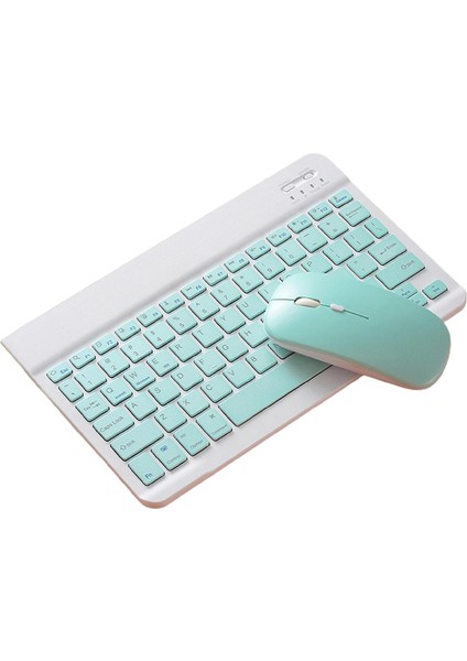 Samsung Galaxy Tab A7 Lite T220 T225 Uyumlu Kablosuz Bluetooth Klavye Mouse Set