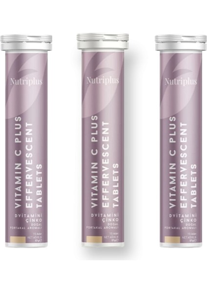 Vitamin C Efervesan Tabletx 3 Adet