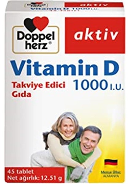 Vitamin D 1000 Iu 45 Tablet