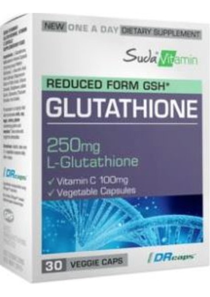 Glutathione 250 Mg 30 Vegan Kapsül