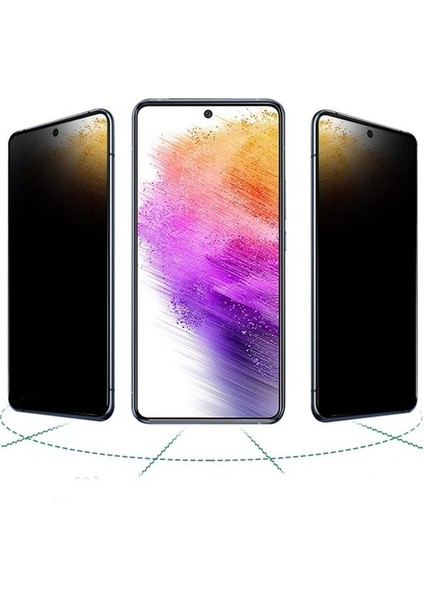 Samsung Galaxy A73 Hayalet (Privacy) Esnek Mat Nano Cam Ekran Koruyucu