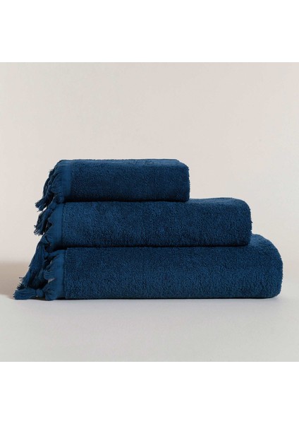 Hemillie Banyo Havlusu 70X140 cm Marin Mavi