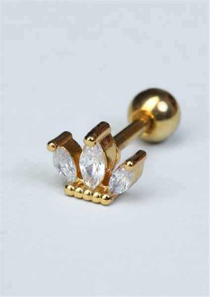 Üçlü Markiz Gold Piercing