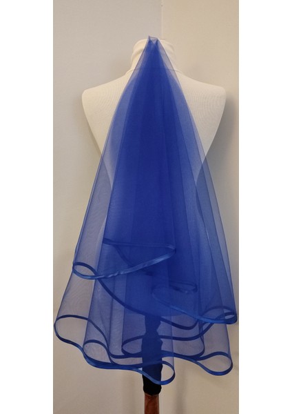 Moda & Nur Saten Biyeli Gelin Kına Örtüsü Sax Mavi fiyatları