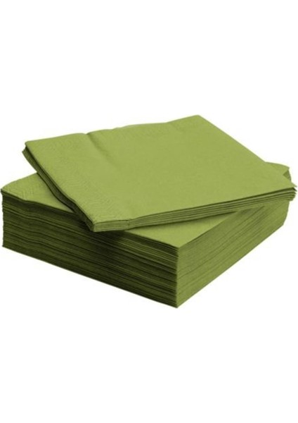 Fantastisk Kağıt Peçete Yeşil (40 Cm X 40 Cm) Üç Katlı 50 Adet