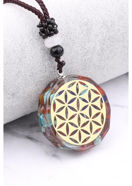 Orgonit Çakra Reiki Bioenerji Kolye