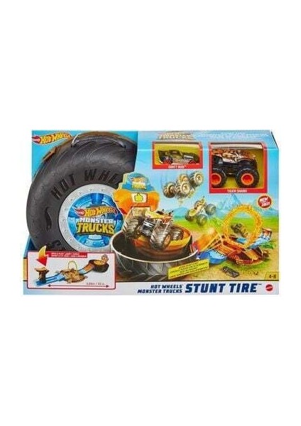 Monster Trucks Akrobasi Tekerleği Oyun Seti GVK48