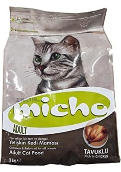 Adult Cat Tavuklu Yetişkin Kedi Maması 3kg modelleri