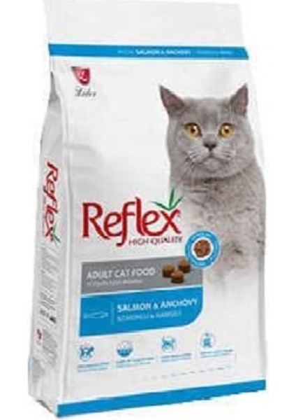 Somonlu & Hamsili Yetişkin Kedi Maması 2 kg Reflex Somonlu & Hamsili 2