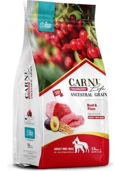 Life Carni Dog Adult /erikli Med/max Köpek Maması 2.5 kg