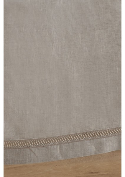 Keten Ara Dantelli Runner / Sunum / Servis Örtüsü