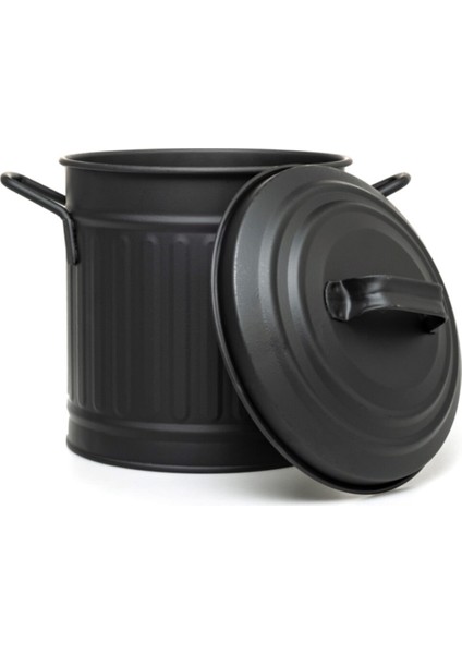 Galvaniz 4lt 22CM Tezgah Üstü Çöp Kovası Siyah GLV0291 fiyatları